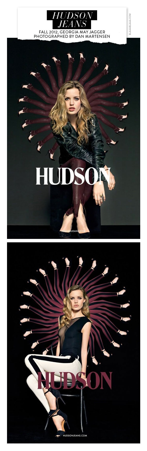 Georgia May Jagger for Hudson Jeans Fall 2012