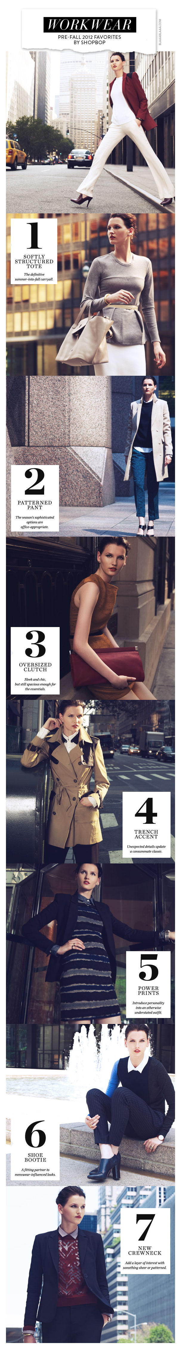 Workwear Pre-Fall 2012 Favorites