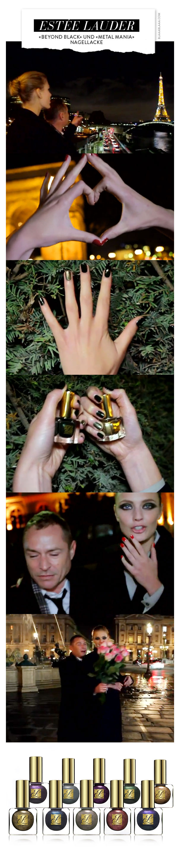 Estée Lauder «Beyond Black» und «Metal Mania» Nagellacke