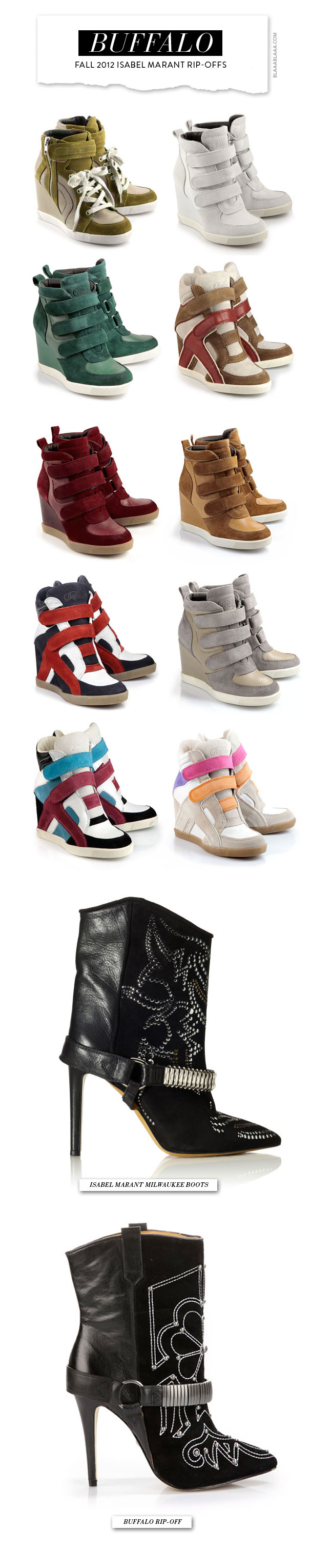 Buffalo Fall 2012 Isabel Marant Rip-Offs