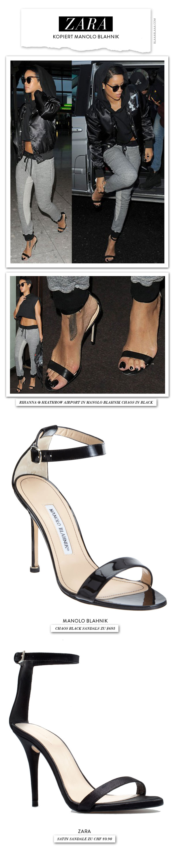 Zara kopiert Manolo Blahnik