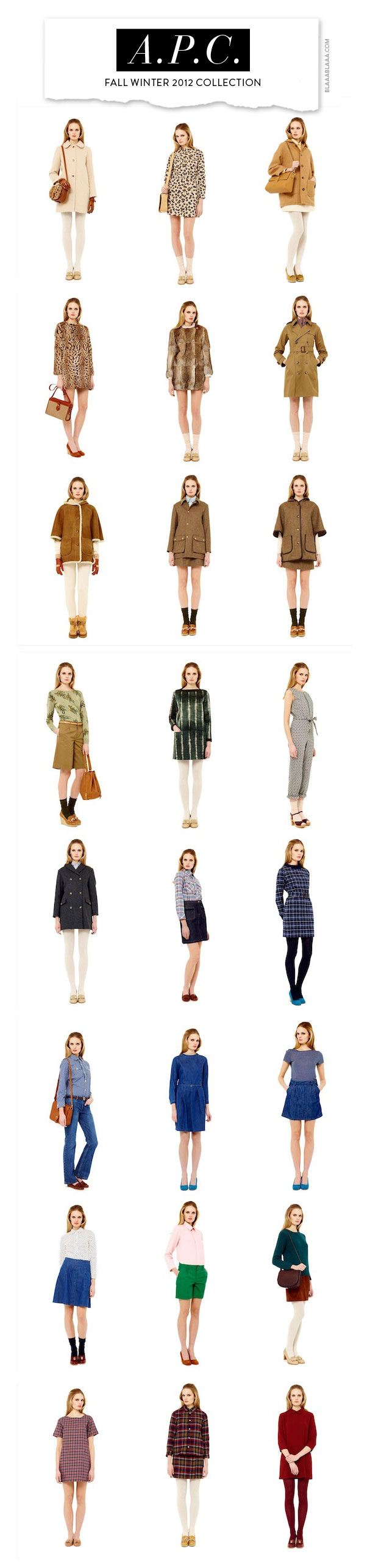 A.P.C. Fall Winter 2012 Collection