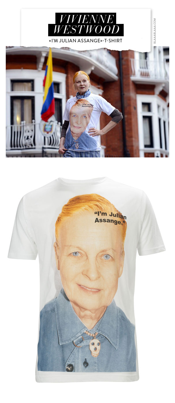 Vivienne Westwood «I'm Julian Assange»-T-Shirt