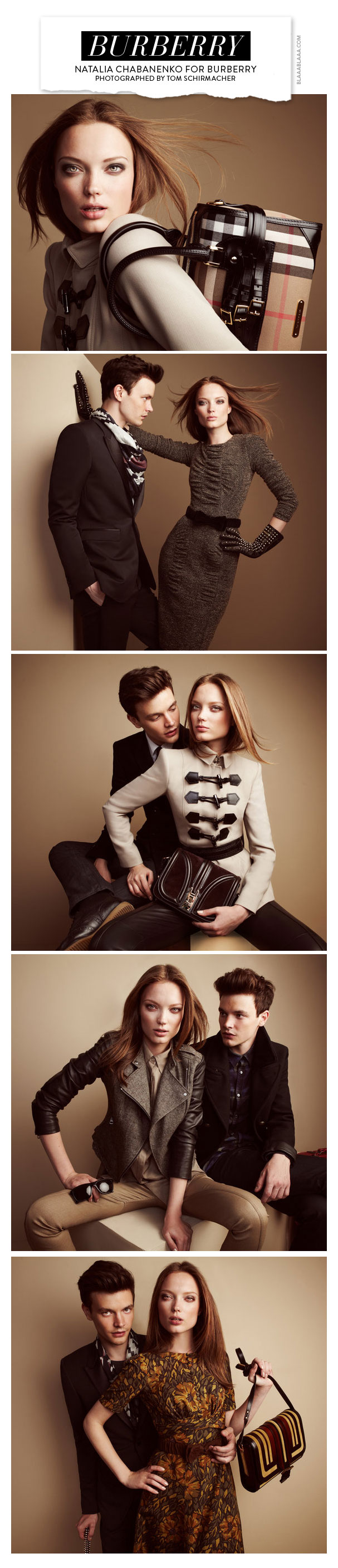 Natalia Chabanenko for Burberry