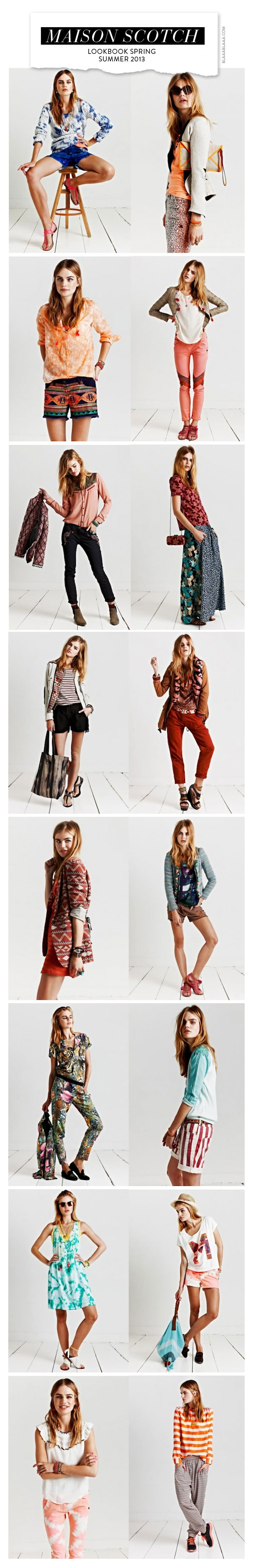 Maison Scotch Lookbook Spring Summer 2013