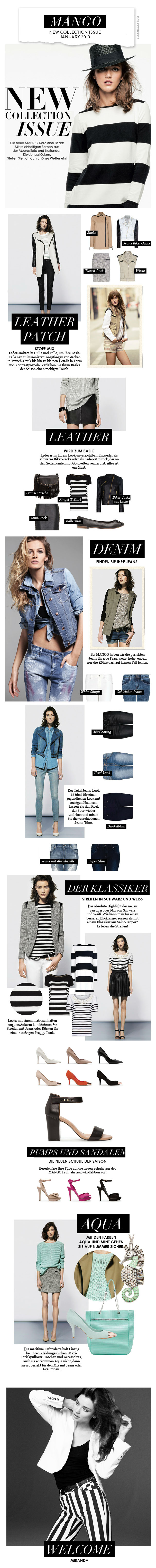 Mango New Collection Issue January 2013