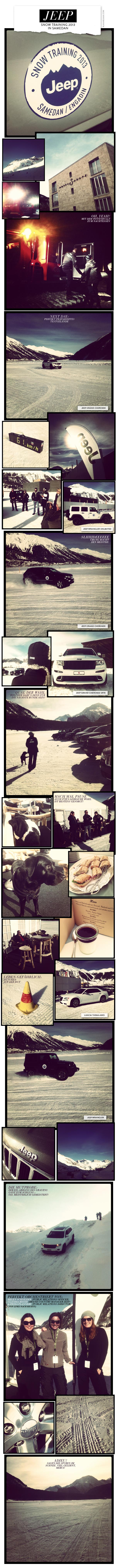 Jeep Snow Training 2013 in Samedan