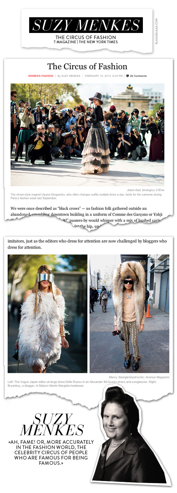 Suzy Menkes – The Circus of Fashion