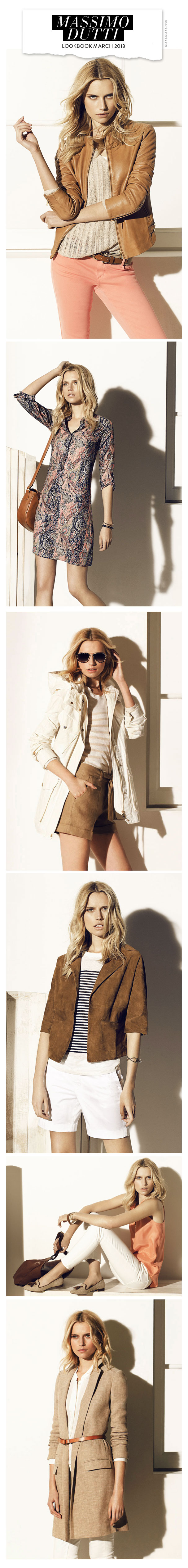 Massimo Dutti Lookbook March 2013
