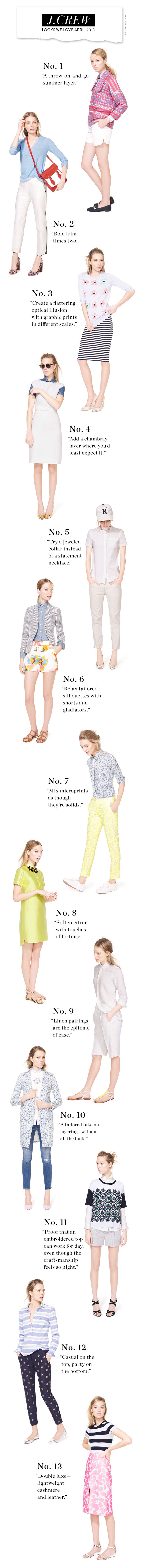 J.Crew Looks We Love April 2013