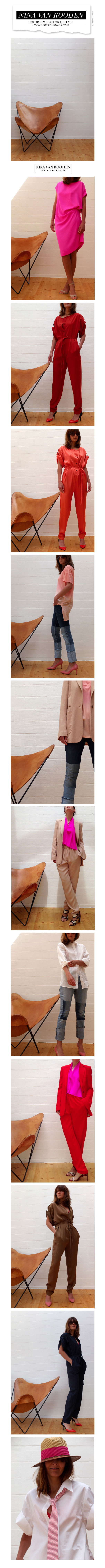 Nina van Rooijen Lookbook Summer 2013