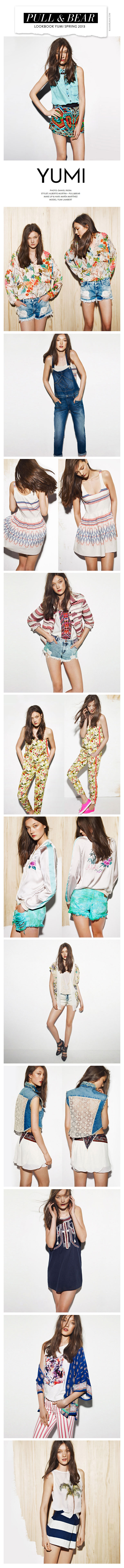 Pull & Bear Lookbook Yumi Spring 2013