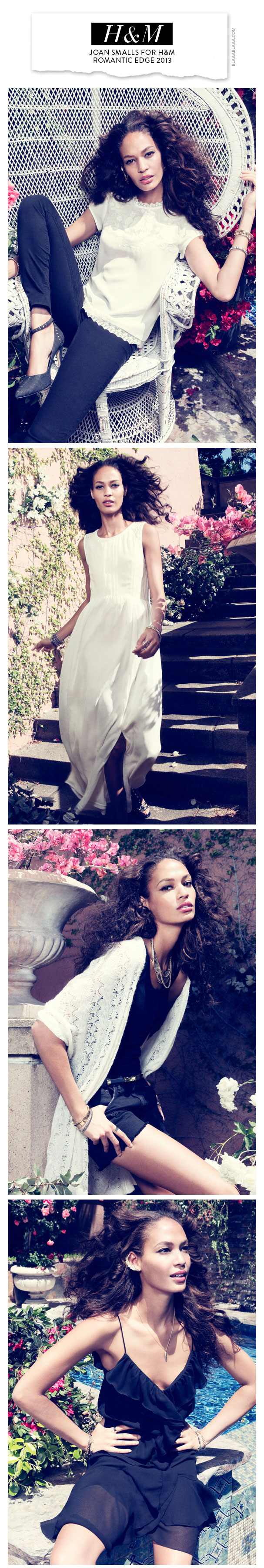 Joan Smalls for H&M Romantic Edge 2013