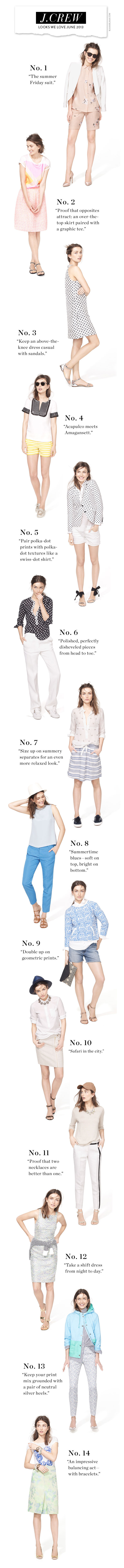 J.Crew Looks We Love June 2013