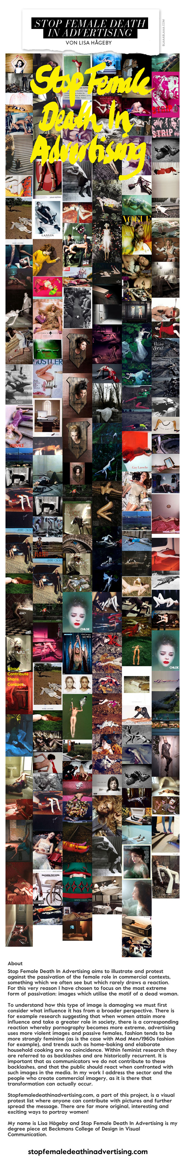 Stop Female Death In Advertising