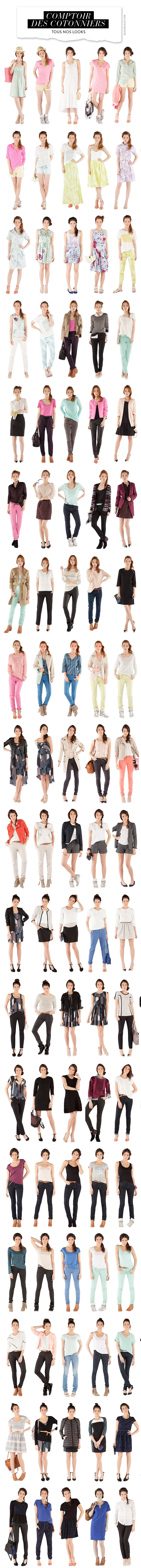 Comptoir des Cotonniers – Looks 2013