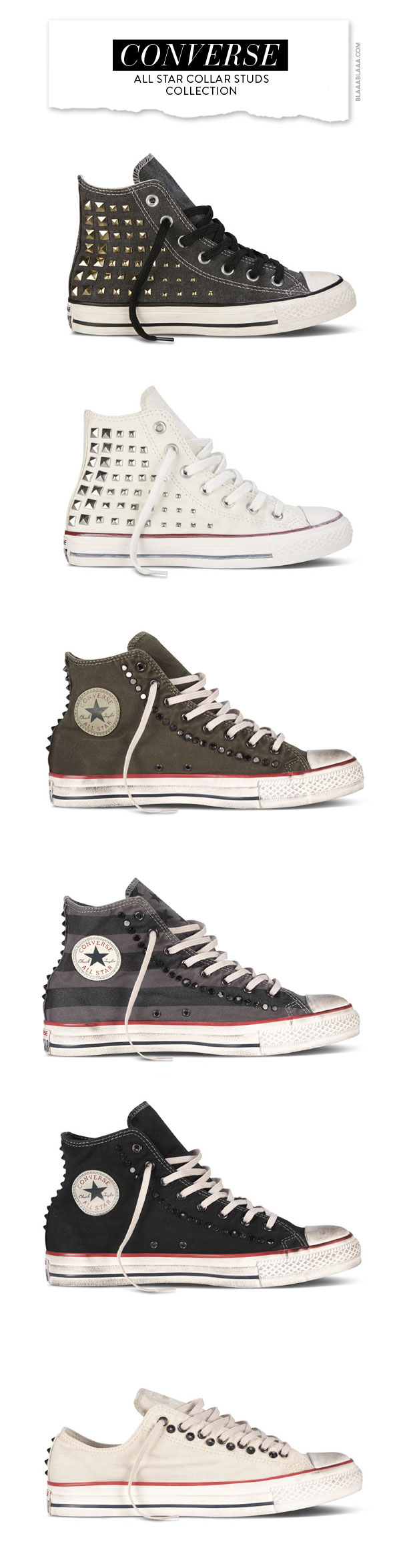 Converse – All Star Collar Studs Collection