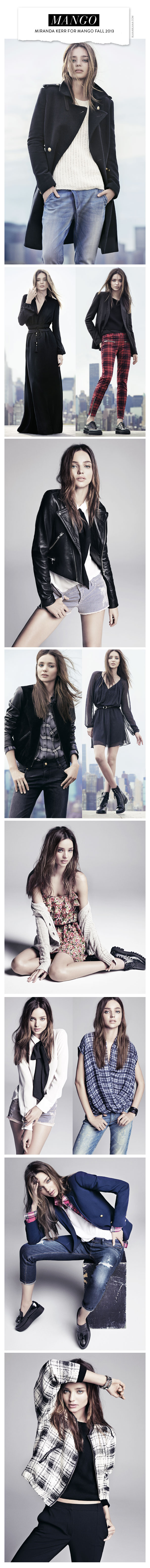 Miranda Kerr for Mango Fall 2013
