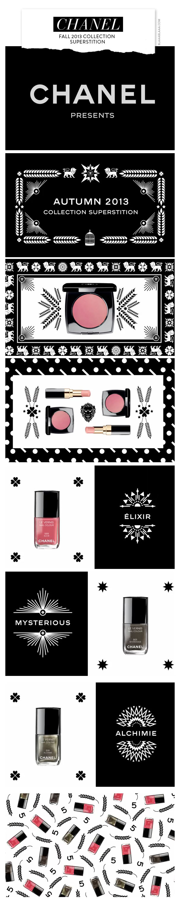 New Chanel Fall 2013 Make-up: Collection Superstition