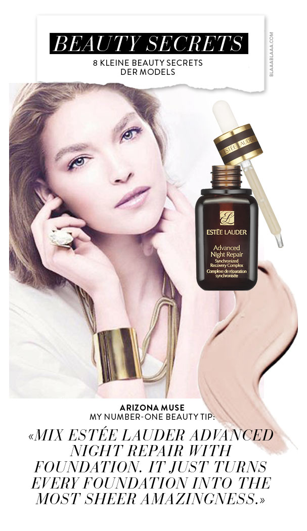 8 kleine Beauty Secrets der Models