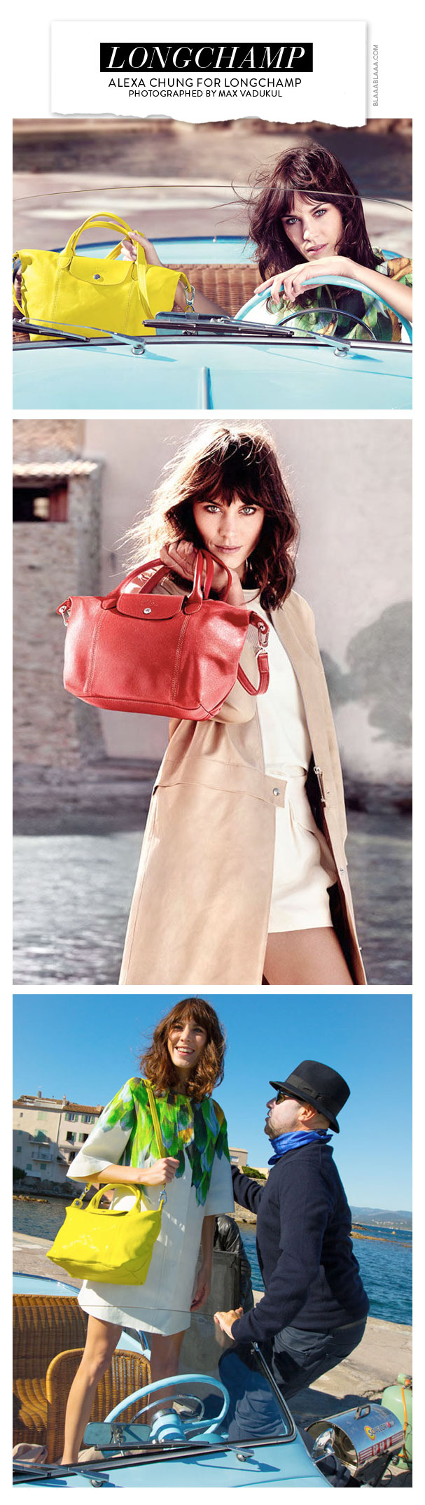 Alexa Chung for Longchamp