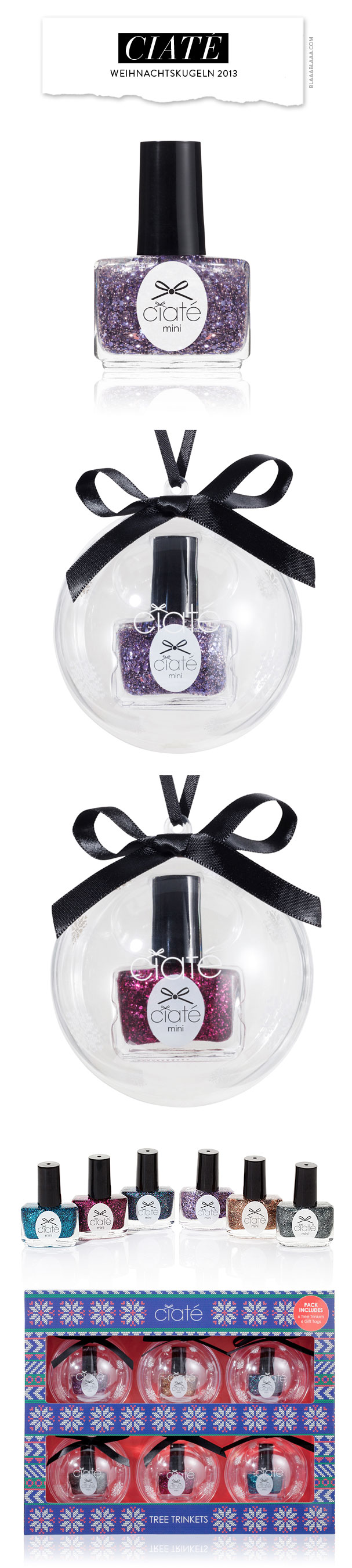 Ciaté Weihnachtskugeln 2013