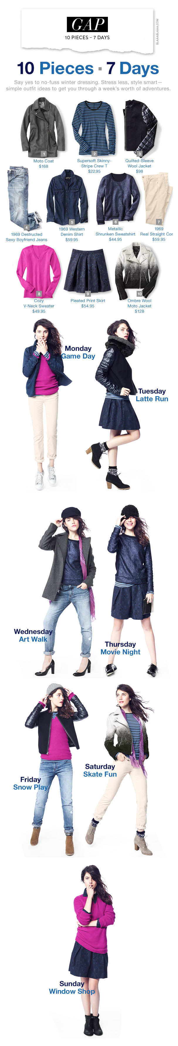 GAP 10 Pieces – 7 Days