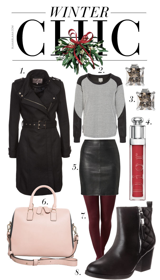 Winter Chic – Red, red, weinrote Strumpfhose