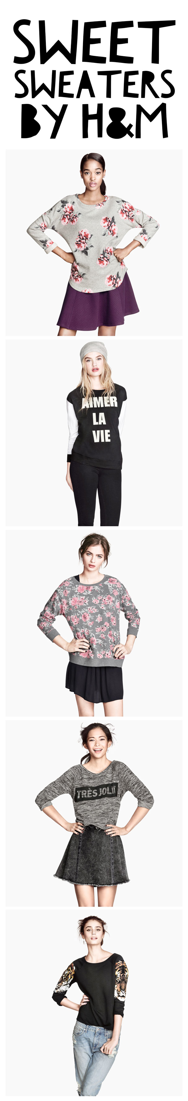 H&M: Sweet Sweaters!