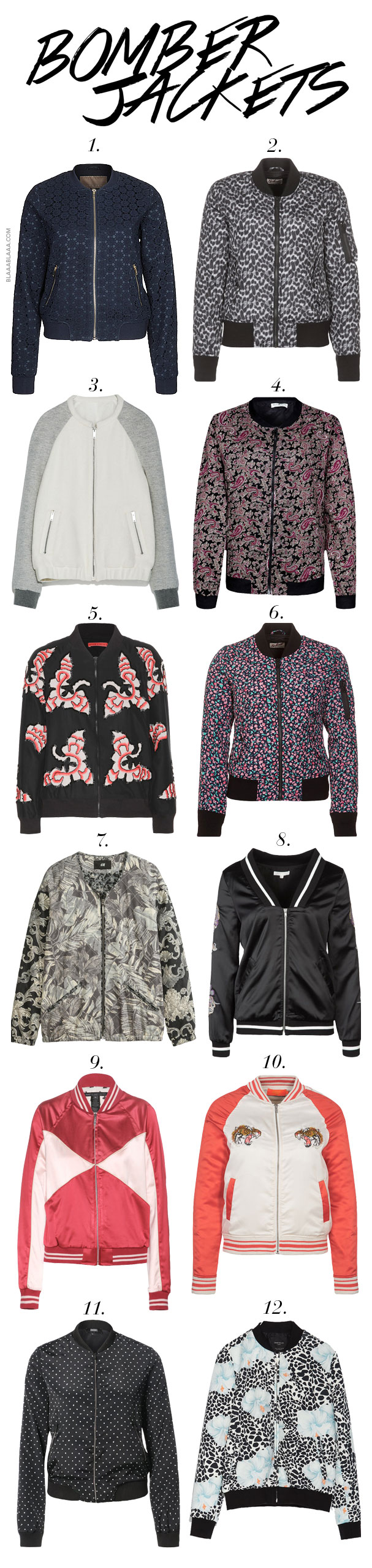 Spring 2014 Trend: Bomber Jackets