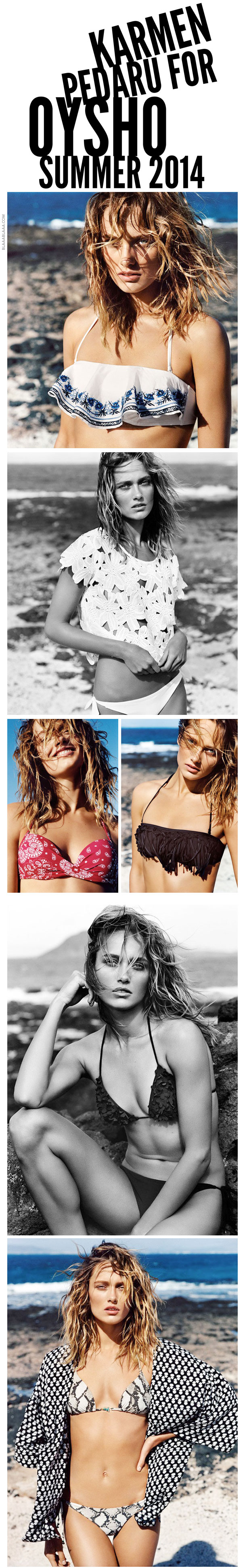 Karmen Pedaru for Oysho Summer 2014