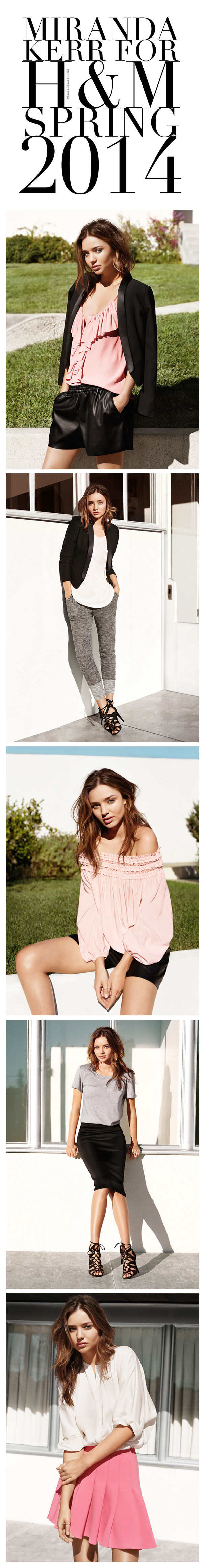 Miranda Kerr for H&M Spring 2014