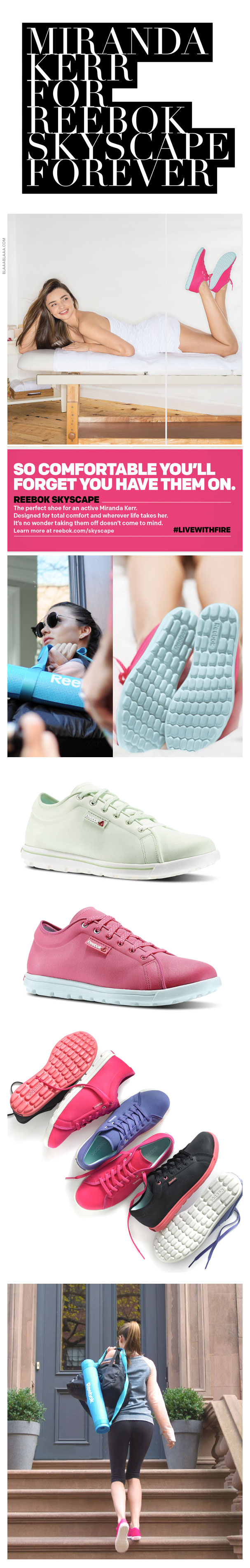 Miranda Kerr für Reebok Skyscape Forever