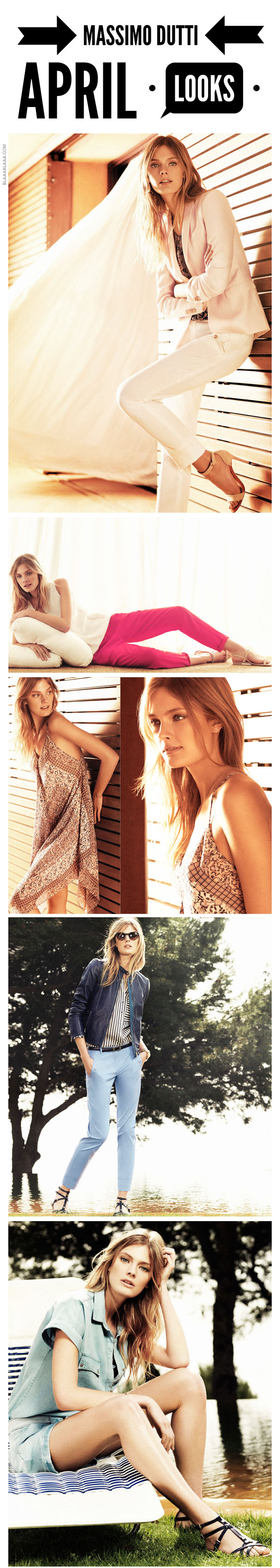 Massimo Dutti April Looks 2014