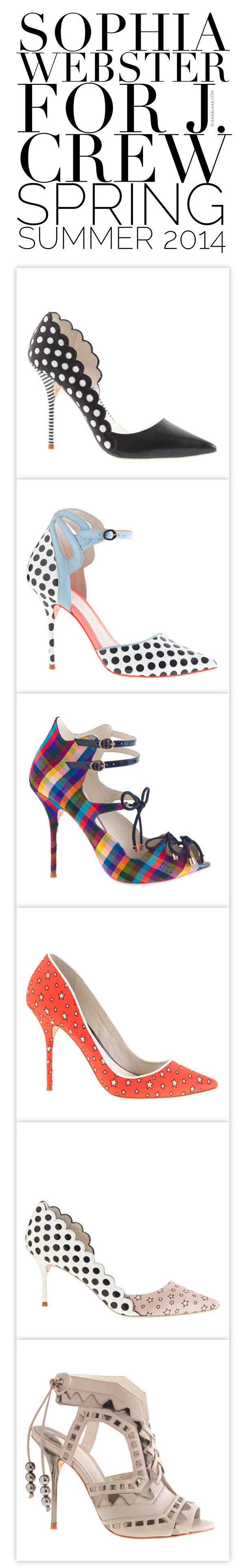 Sophia Webster for J.Crew Spring Summer 2014