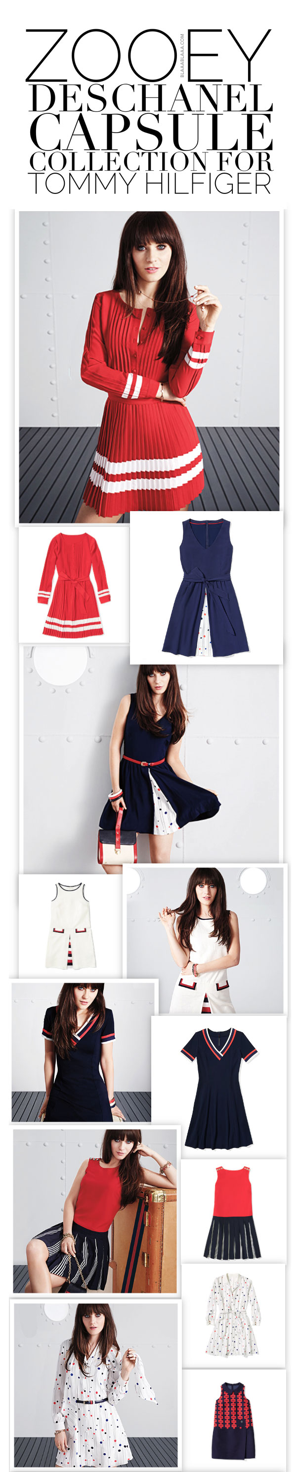 Zooey Deschanel Capsule Collection for Tommy Hilfiger
