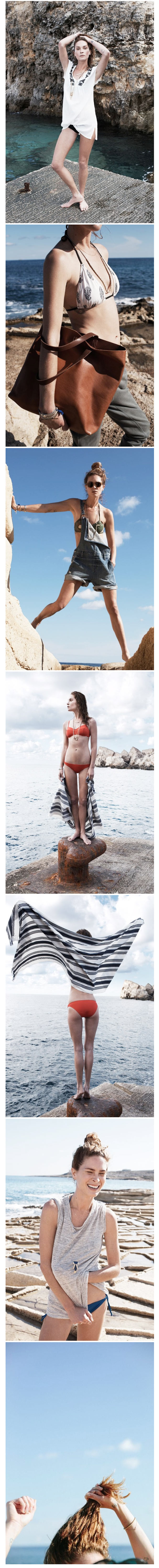 Erin Wasson for Madewell Swim 2014