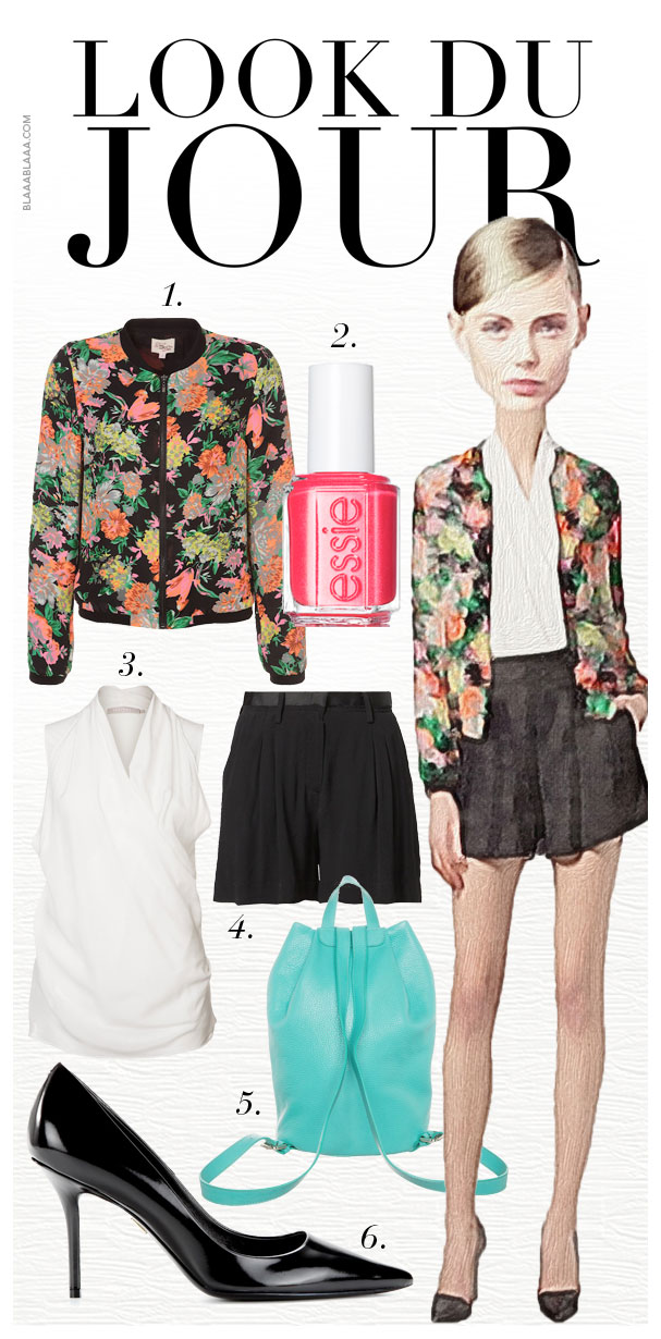 Look Du Jour: Blumenbomber!