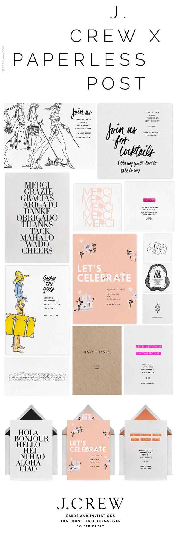 J.Crew x Paperless Post