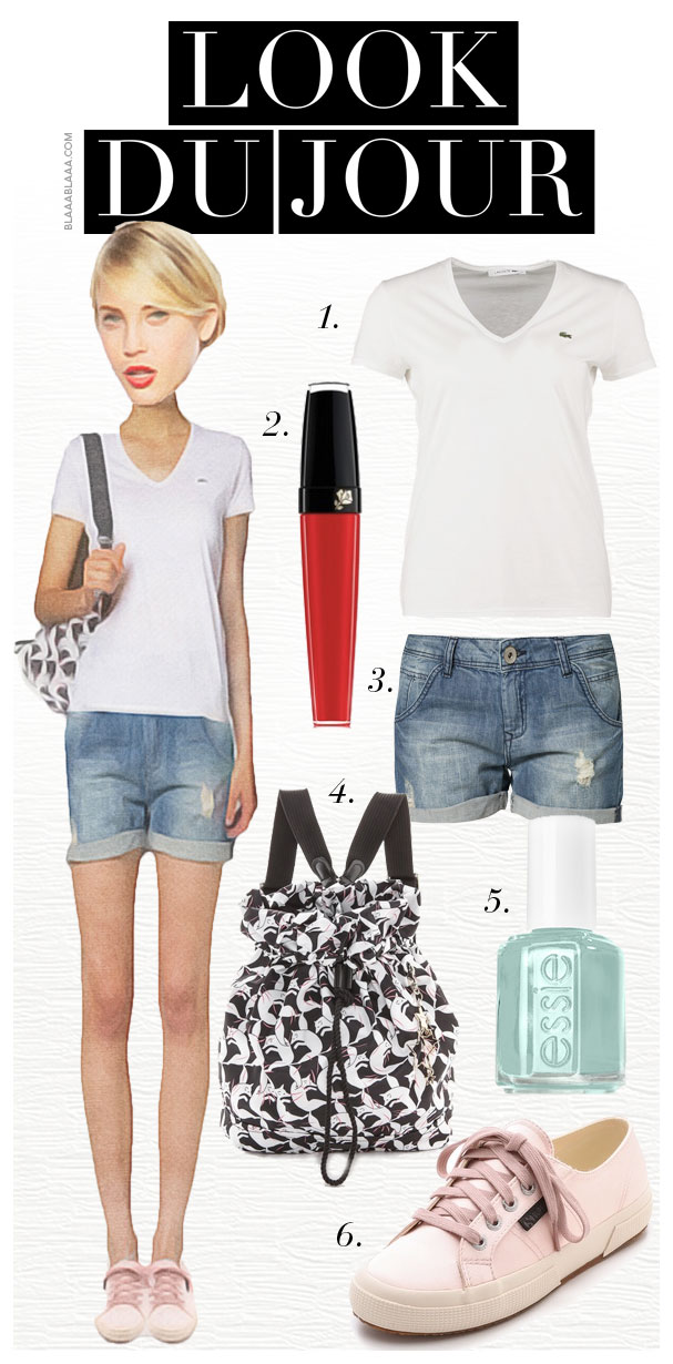 Look Du Jour: Ganz flott, Rucksack mit Foxtrott!