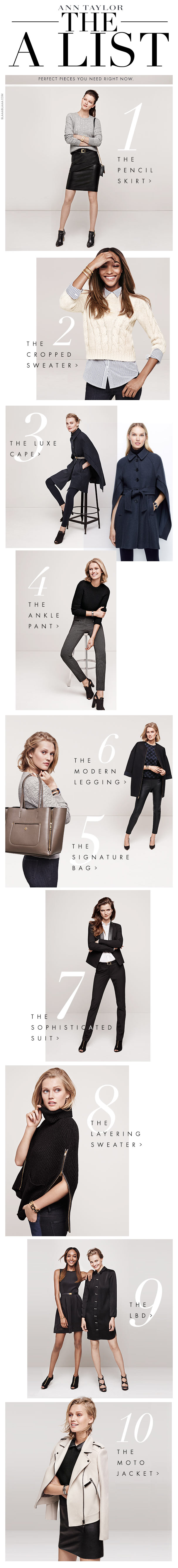 The A List – Perfect Pieces You Need Right Now