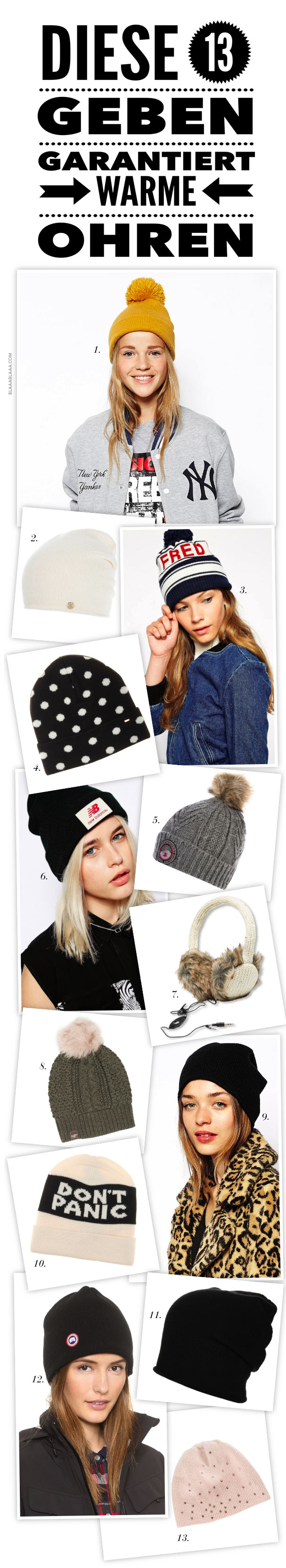 Diese 13 geben garantiert warme Ohren