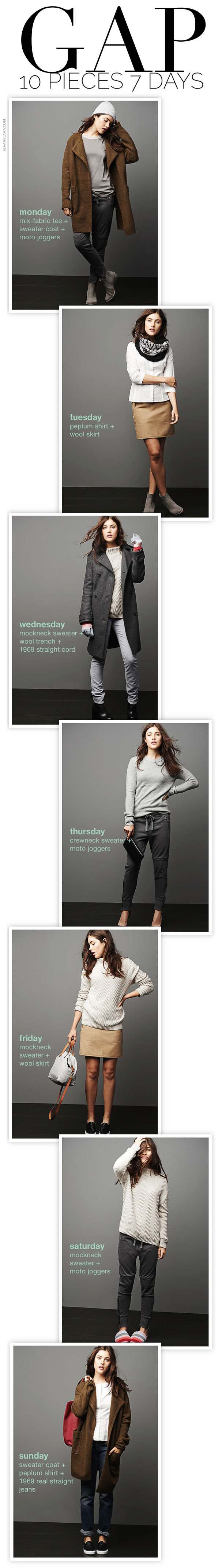 Gap – 10 Pieces 7 Days