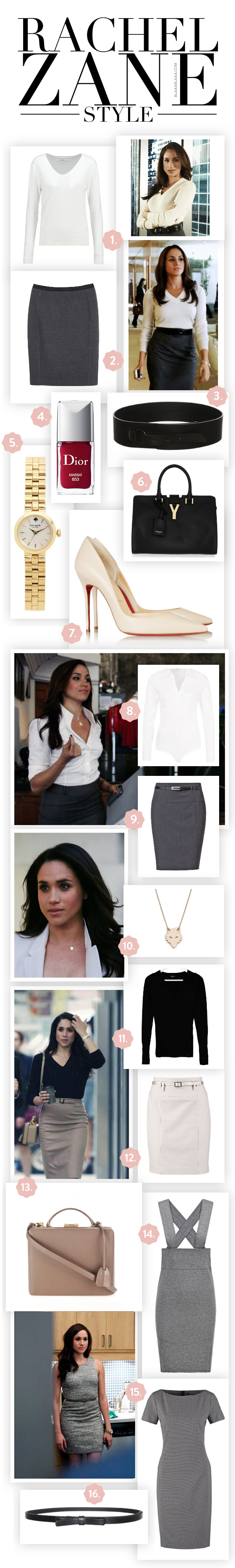 Office-Style zum Abgaiiin? Rachel Zane!