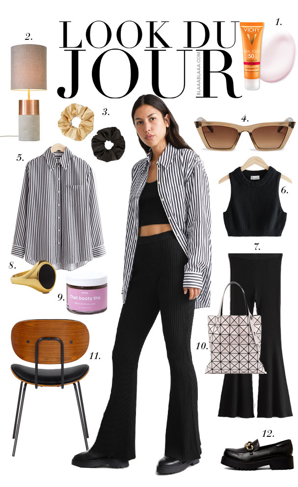 Look Du Jour: Mit Beinen und Trompeten