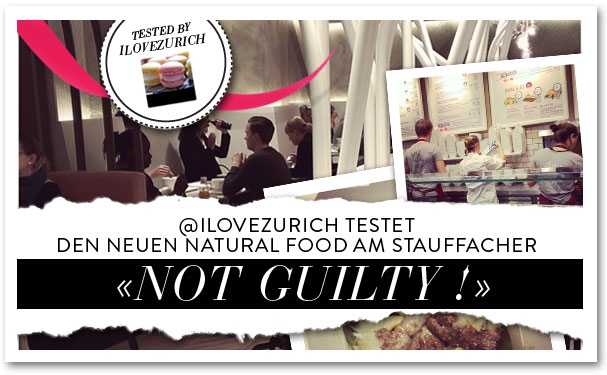 @ilovezurich testet not guilty am Stauffacher