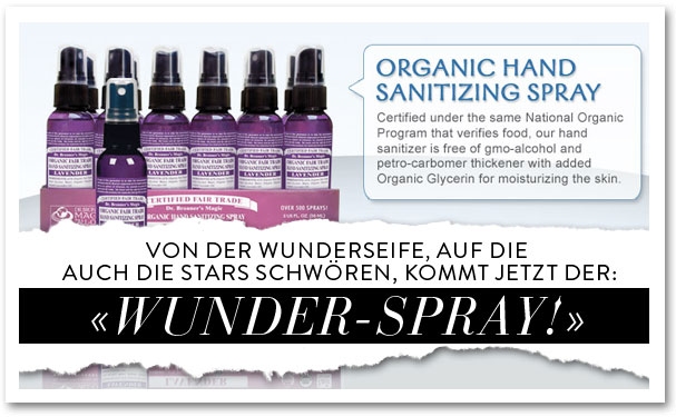 Dr. Bronner’s Sanitizer Hand-Hygiene-Spray