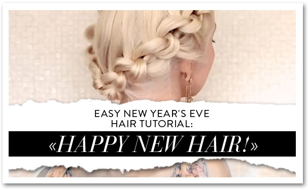 New Year’s Eve Hair Tutorial by Lilith Moon