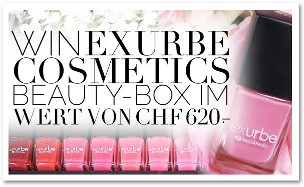 Win exurbe cosmetics im Wert von CHF 620.–!