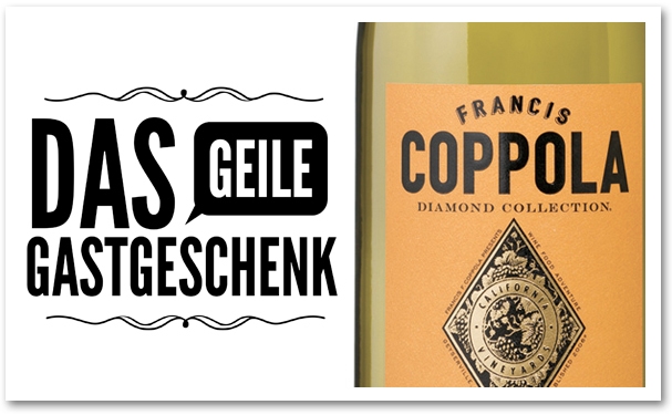 Das geile Gastgeschenk: Francis Ford Coppola Chardonnay